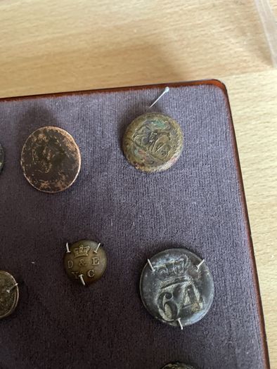 Very old metal buttons unresearched