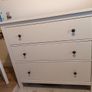 IKEA HEMNES 3 Drawer Chest White Image 2