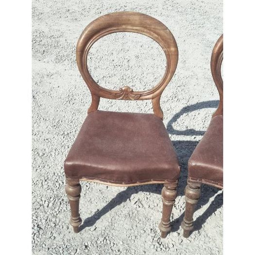 Balloon Back Chairs Pair KAS1307