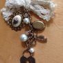 Gold Necklace with Charms Image 3