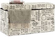 Foldable Patterned Storage Bench, cotton, 38x76x38 cm (FREE POSTAGE)