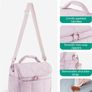 Insulated Lunch Bags for Women, 6.7L Portable Lunch Box with Shoulder Strap Reusable Cooler Bag, Puffy Thermal Lunch Tote for Work/School/Picnic/Travel Image 7