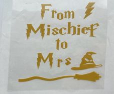 Harry Potter themed DIY iron on decals