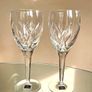 Pair of John Rocha at Waterford Crystal wine glasses - new Image 2