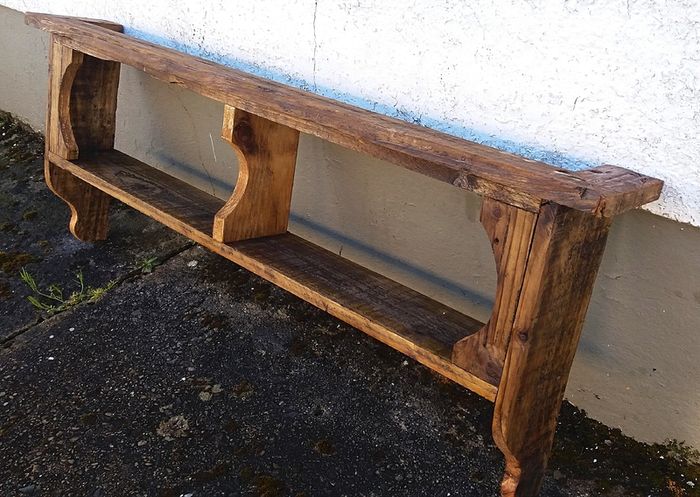 Rustic Country Cubby Box floating shelf.