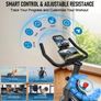 Exercise Bike, Professional Spin Bike with Super Quiet Magnetic Resistance, Indoor Cycling Bike with Shock Absorption, Comfortable Seat for Home Gym 350LBs Capacity (bule with APP Image 4