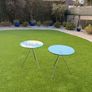 3x Glass Circular Coffee Table Image 4