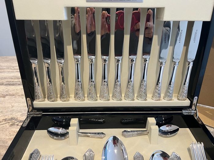 44 Piece Silver Newbridge Silverware Canteen Set