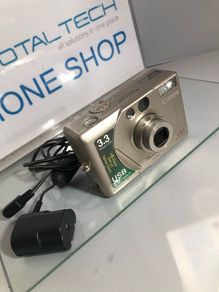 Canon PowerShot S20 Digital Camera 3.3MP Silver Tested & Working