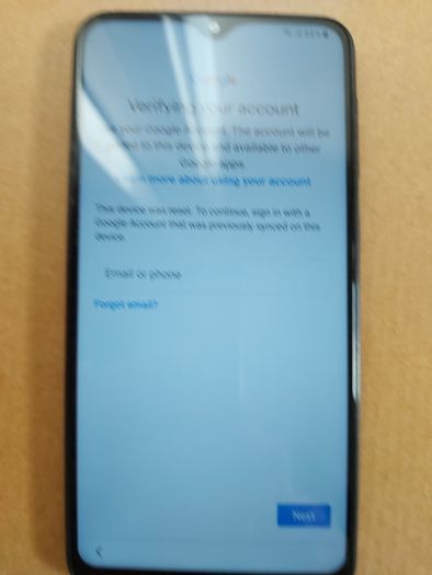Samsung Galaxy A10, Model SM-A105F, 32GB, 2GB Ram, FRP google LockedPattern Locked, in excellent cosmetic condition