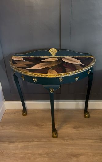 FINAL SALE! Half moon hall table