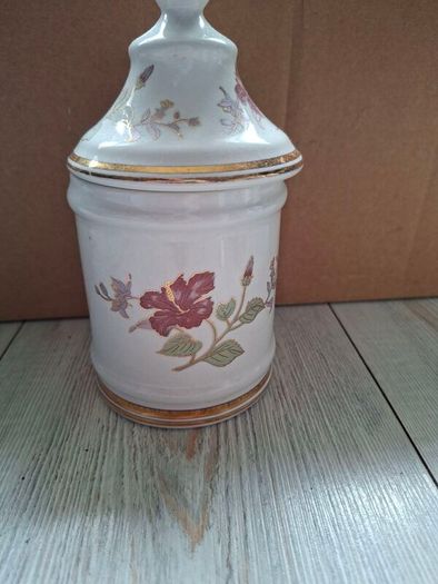 ceramic trinket/ Sugar jar