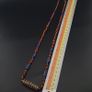 Antique 4 Eyes Himalayan Tibetan Agate With African Carnelian & Lapis Necklace Image 7