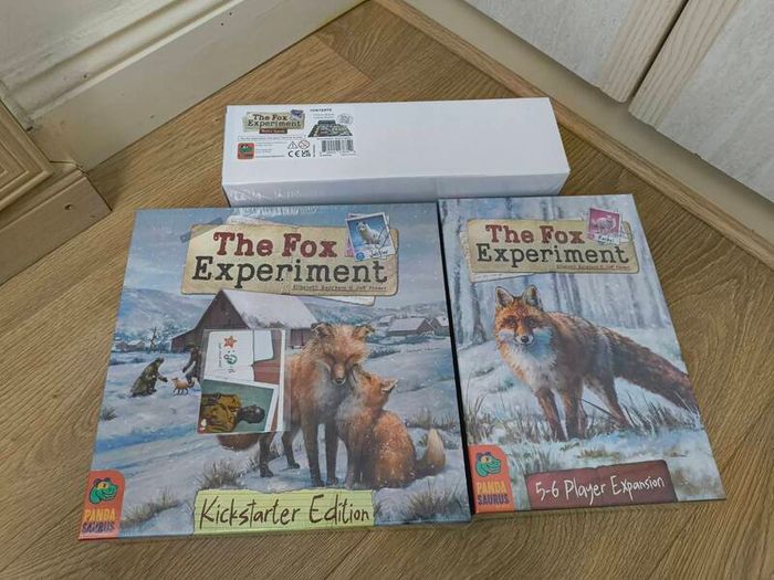 Fox Experiment: Kickstarter Edition + 5-6 Player Expansion + Neoprene Mats