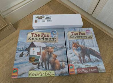 Fox Experiment: Kickstarter Edition + 5-6 Player Expansion + Neoprene Mats