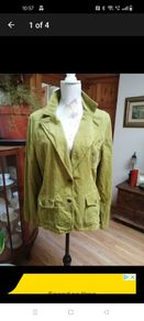 Ladies DREAMSTAR vintage Green cord Jacket.