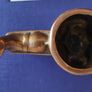 Vintage solid brass donkey & turf creel figurine Image 3