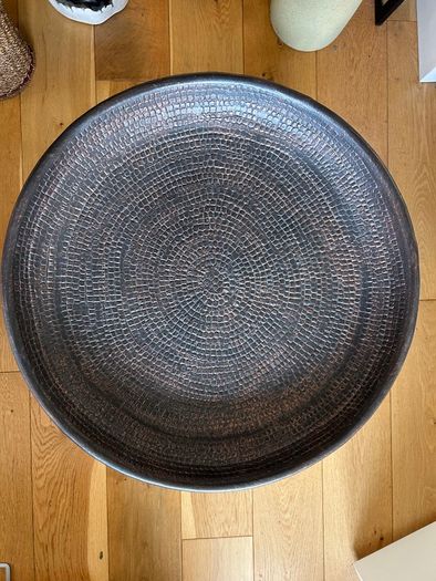 Paul Costelloe Large Bronze Ceramic Plate