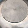 A pair of Vintage 8.5" Chinese pewter and gilded metal Censor Dishes Image 7