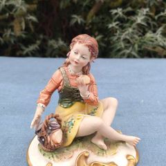 Vintage Capodimonte Volta Figure