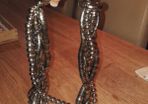 Metallic Grey Necklace