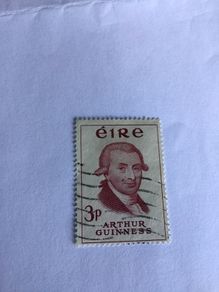 Rare 1959 Irish stamp - Arthur Guinness
