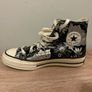 Brand New Converse Chuck Taylor Floral Black Silver UK 4 Image 3