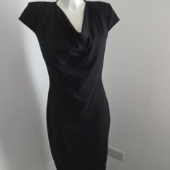 New. Small size 14 (12) Label Lab Black dress with shoulder pads.