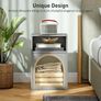 Bedside Table with 2 Open Shelves Image 4