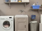 Washhouse Cabinet 60x51x89 cm Sand