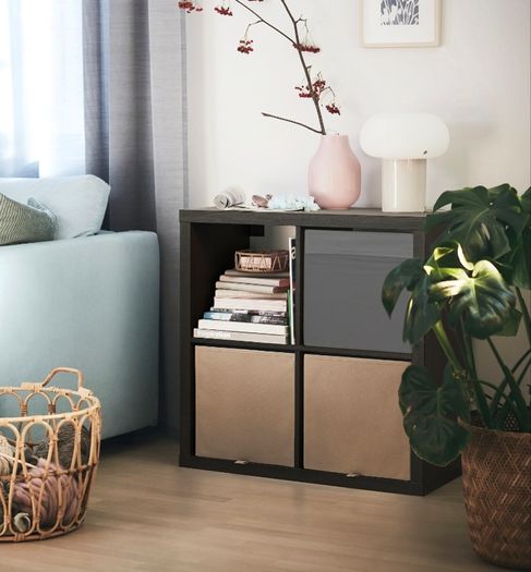 3 x IKEA Kallax Units 2x2 Black