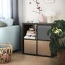 3 x IKEA Kallax Units 2x2 Black Image 2