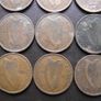 9 Irish half pennies (1928-1937) Image 3