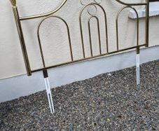 Brass Double bed headboard.