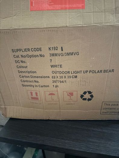 Outdoor polar bear