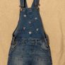 Blue Denim Dungaree Dress Image 2