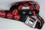 Coca Cola belt with cola caps from all over the world