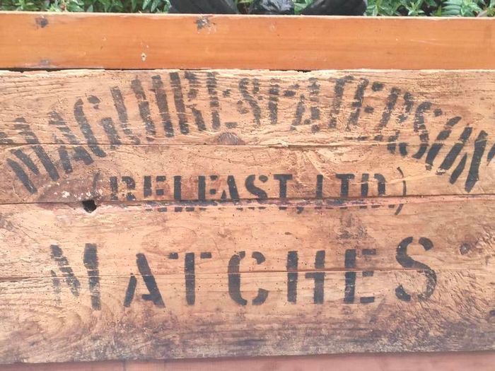 Large Art Deco Irish wooden sign