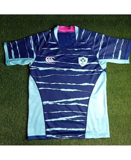 Irfu Ireland Canterbury Rugby Training Jersey Mens Size Medium - Rare Retro Top