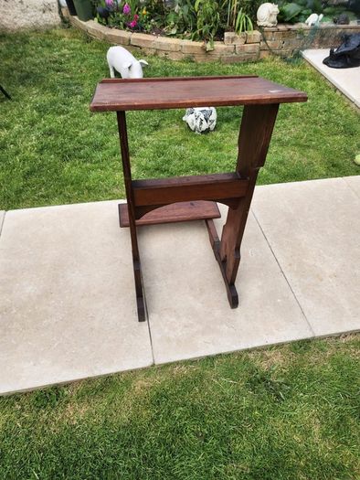 Two antique church kneelers