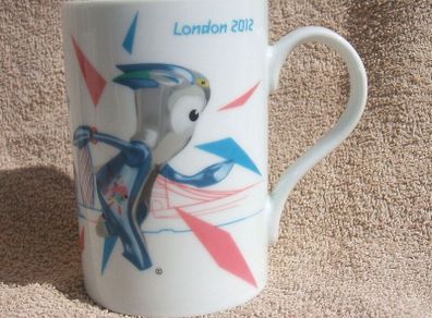 LONDON PARALYMPIC GAMES 2012 (30th Olympiad) - a scarce merchandise mug issued for the 2012 Paralympic Games with official logo, mascot & hologram logo label.