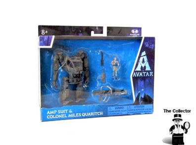 Avatar Movie Mcfarlane Toys Figure Playset Amp Suit & Colonel Miles Quaritch Brand New Sealed
