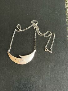 silver necklace