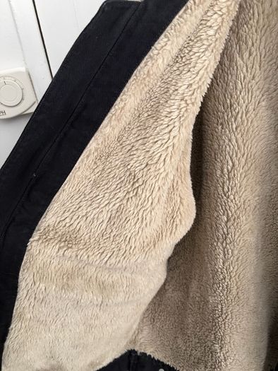 Carhartt Denim Herald Jacket with Sherpa lining