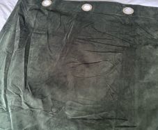 90x90 green velvet curtains