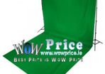 3m x 6m Background Cotton Muslin Green