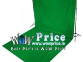3m x 6m Background Cotton Muslin Green