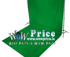 3m x 6m Background Cotton Muslin Green