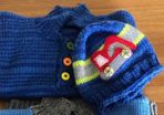 Boys Wool Jumper & Hat Set