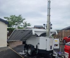 2 x Trime X Solar Lighting Tower